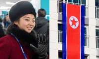 VĐV Triều Tiên treo quốc kì cỡ lớn tại làng Olympic ở Hàn Quốc