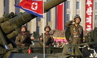 Hình ảnh một cuộc diễu binh của quân đội Triều Tiên. Ảnh: Getty
