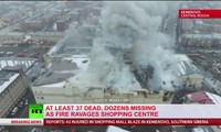 Cận cảnh vụ cháy trung tâm thương mại Nga khiến 37 người thiệt mạng