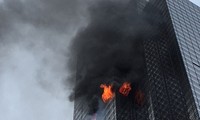 Tháp Trump bốc cháy, 5 người thương vong