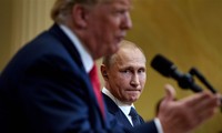 Tổng thống Nga Vladimir Putin và Tổng thống Mỹ Donald Trump. Ảnh: AFP