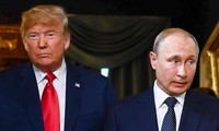 Tổng thống Mỹ Donald Trump (trái) và Tổng thống Nga Vladimir Putin (phải). Ảnh: Getty