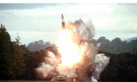 Tên lửa Triều Tiên rời bệ phóng, nhắm trúng mục tiêu trên biển