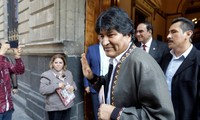 Ông Morales ở Mexico. Ảnh: Reuters