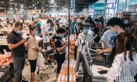 Dịch COVID-19 bùng phát trở lại tại chợ Xinfadi (Bắc Kinh). Ảnh: Global Times