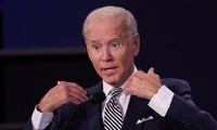 Ông Joe Biden trong buổi tranh luận ngày 29/9. Ảnh: Getty