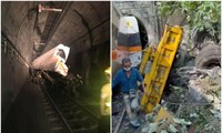 Hiện trường vụ tàu hỏa đâm vào đường hầm ở Đài Loan, hé lộ nguyên nhân hi hữu
