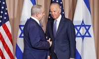 Tổng thống Mỹ Joe Biden và Thủ tướng Israel Benjamin Netanyahu. Ảnh: AP