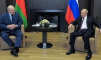 Tổng thống Nga Vladimir Putin và Tổng thống Belarus Alexander Lukashenko. Ảnh: Sputnik