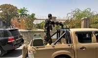 Binh sĩ Afghanistan ở thủ đô Kabul ngày 15/8. Ảnh: AP