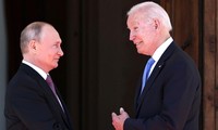 Tổng thống Mỹ Joe Biden (phải) và Tổng thống Nga Vladimir Putin. Ảnh: Điện Kremlin