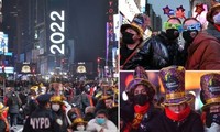 Giây phút 15.000 người đếm ngược đón năm mới ở New York