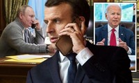 Tổng thống Pháp điện đàm với Tổng thống Mỹ sau cuộc gọi với lãnh đạo Nga, Ukraine