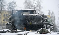 Tận thấy dàn xe quân sự được cho là của Nga bị phá huỷ trong chiến dịch ở Ukraine