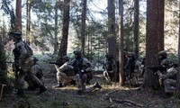 Nước láng giềng Ukraine tập trận hoành tráng với NATO