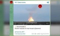 Lại nổ lớn do cháy kho đạn ở Crimea, cư dân một ngôi làng được sơ tán