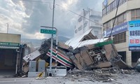 Động đất 6,8 độ Richter gây sập nhà ở Đài Loan (Trung Quốc) 