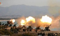 Hàn Quốc nói Triều Tiên vừa bắn khoảng 130 quả đạn pháo ra biển