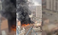Nga: Tòa nhà của Cơ quan An ninh Liên bang bốc cháy dữ dội