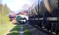 Nổ lớn làm trật bánh đoàn tàu ở vùng biên giới Nga giáp Ukraine