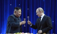 Chủ tịch Triều Tiên Kim Jong-un gửi thư chúc mừng Tổng thống Nga Putin nhân Ngày Chiến thắng