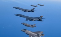 Mỹ triển khai máy bay ném bom B-1B tập trận với Hàn Quốc, Nhật Bản