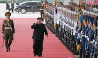 Phái đoàn tháp tùng Chủ tịch Triều Tiên Kim Jong-un đến Nga