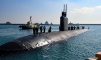 Tàu ngầm chạy bằng năng lượng hạt nhân Mỹ đến Hàn Quốc