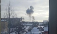 Nga: Hai máy bay không người lái rơi xuống cơ sở năng lượng gây cháy