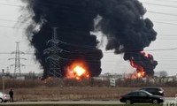 Xung đột Nga - Ukraine ngày 25/1: Cháy lớn tại kho dầu Nga, nhân chứng nói nhìn thấy máy bay không người lái