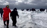 Nga: Tảng băng vỡ trôi ra xa bờ, 82 ngư dân bị mắc kẹt