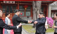 Ông Kim Jong Un gặp ông Tập Cận Bình 4 lần trong vòng chưa đầy 1 năm qua. Ảnh: Getty Images.