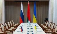 Vòng đám phán thứ hai giữa hai phái đoàn Nga và Ukraine dự kiến ​​diễn ra ngày 2/3. Ảnh: TASS.