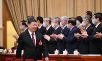 Ông Tập Cận Bình được Quốc hội Trung Quốc bầu làm Chủ tịch nước nhiệm kỳ 3. (Ảnh: Xinhua)