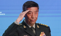 Bộ trưởng Quốc phòng Lý Thượng Phúc được nhìn thấy lần cuối trước công chúng vào cuối tháng 8 khi ông tham dự Diễn đàn An ninh Trung Quốc-châu Phi ở Bắc Kinh. Ảnh: EPA-EFE.
