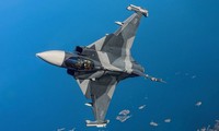 Máy bay chiến đấu Saab Gripen E/F do Thụy Điển sản xuất. Ảnh: Saab.