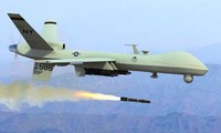 UAV mới của Triều Tiên trông giống máy bay không người lái của Mỹ MQ-9 Reaper (trong ảnh: MQ-9 Reaper đang phóng tên lửa). Ảnh: Military Watch.