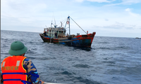 Hiện ngành chức năng Quảng Ngãi đang khẩn trương tìm kiếm tàu cá có 4 ngư dân mất liên lạc trên vùng biển Lý Sơn. (Ảnh minh họa)