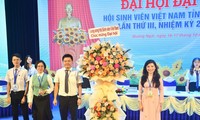 Anh Trần Đăng Minh tái đắc cử Chủ tịch Hội Sinh viên Việt Nam tỉnh Quảng Ngãi 