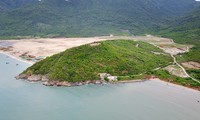 Biển Ninh Vân huyền thoại nhìn từ trên cao