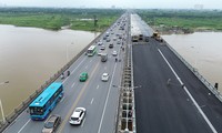 Toàn cảnh tăng tốc thi công cầu hơn 2.500 tỷ đồng vượt sông Hồng 