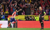 Diego Costa đưa Atletico Madrid vào chung kết Europa League.