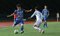 Tiền đạo Ri Hyok-chol trong màu áo CLB Visakha.