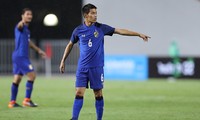 Tiền vệ Sarach Yooyen của đội tuyển Thái Lan.