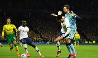 Tottenham bị Norwich City loại khỏi FA Cup.