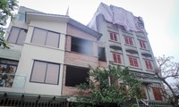 Căn biệt thự BT1 của vợ chồng cựu Thiếu tướng Nguyễn Thanh Hóa cao 5 tầng"khác lạ" so với các biệt thự khác chỉ có 3 tầng,
