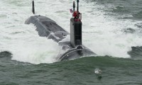 Tàu ngầm hạt nhân tấn công USS John Warner của Mỹ. Ảnh: US Navy