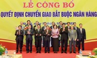 Chính thức chuyển giao bắt buộc 2 ngân hàng 0 đồng