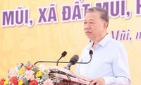 Tổng Bí thư Tô Lâm dự Ngày hội Đại đoàn kết toàn dân tộc tại ấp Mũi của Cà Mau