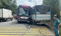 Tai nạn liên hoàn trên đường tránh Nam Hải Vân, 3 người bị thương nặng